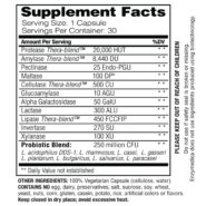 Alternative view of Digest Basic + Probiotic - 30 capsules