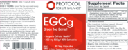 Alternative view of EGCg Green Tea Extract 90 vegcaps