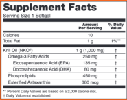 Alternative view of Neptune Krill Double Strength 1000mg - 60 softgels