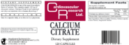 Calcium Citrate 165 mg 120 caps - Image 3