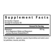 Optimal Magnesium 90 vegcaps - Image 3