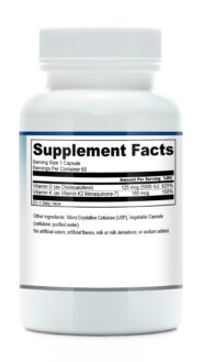 Alternative view of D3K2 Max - 60 capsules