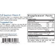 Alternative view of Full Spectrum Vitamin K - 90 softgels