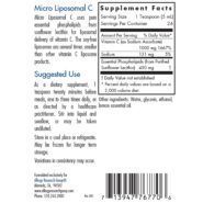 Alternative view of Micro Liposomal C - 4 ounces