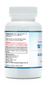 Alternative view of GSR Assist - 60 capsules