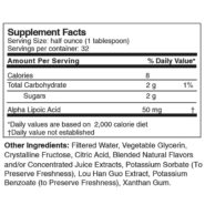 Alternative view of Liquid Alpha Lipoic Acid - 16 ounces