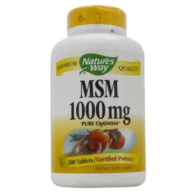 MSM 1000mg - 200 capsules