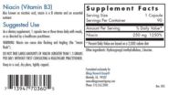 Alternative view of Niacin (Vit B3) - 90 caps