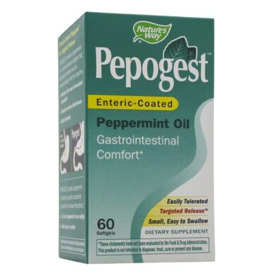 Pepogest (Peppermint Oil) - 60 softgels