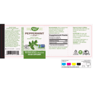Peppermint Leaves 400 mg 100 caps - Image 3