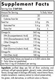Alternative view of ProEFA®-3⋅6⋅9 - 90 sofgels lemon