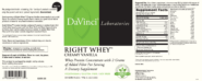 Alternative view of Right Whey Vanilla 30 serv