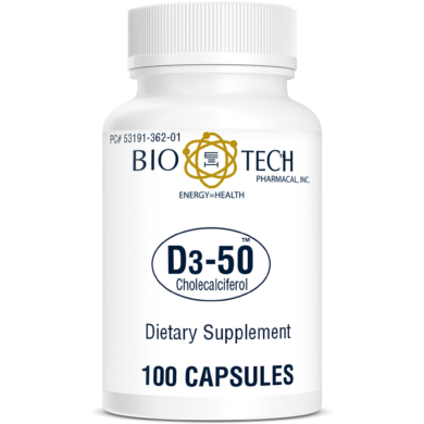 D3-50 50,000IU Gel-Caps - 100 capsules