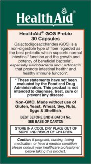 GOS Prebio - 30 capsules - Image 4