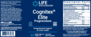 Cognitex Elite Pregnenolone - 60 vegtabs - Image 3