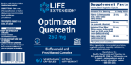 Alternative view of Optimized Quercetin 250 mg - 60 vegcaps