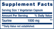 Taurine 1000 mg 90 vegcaps - Image 3