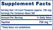 Alternative view of L-Taurine Powder 300 g
