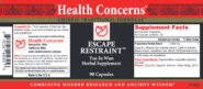 Alternative view of Escape Restraint - 90 capsules