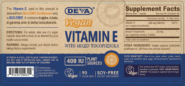 Alternative view of Vitamin E 400 IU – Mixed Tocop. - 90 capsules