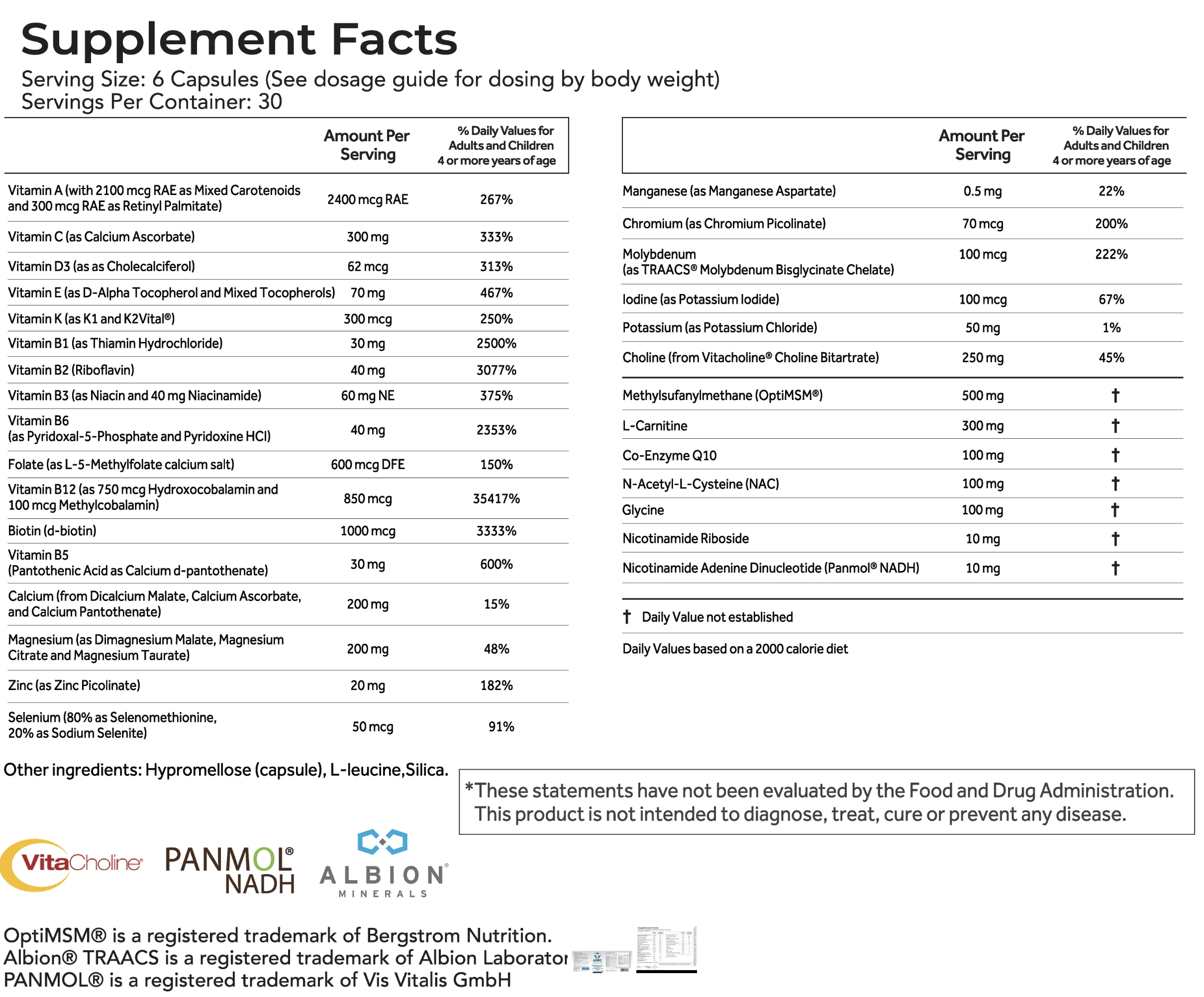 ANRC Essentials Plus Capsules 180 ct - Image 2