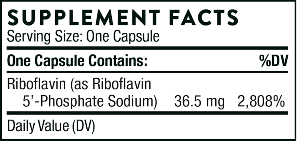 Riboflavin 5'-Phosphate - 60 capsules - Image 2