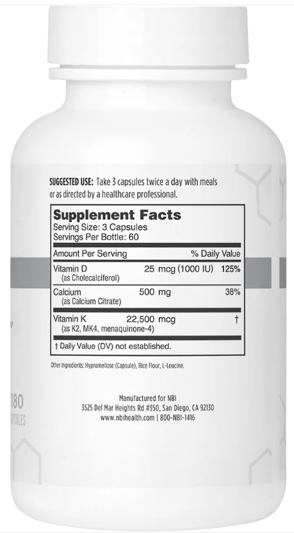 Osteo-K - 180 capsules - Image 2