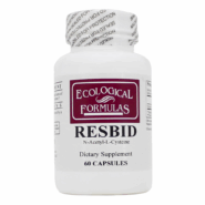 Resbid (N-AcetylCysteine SR 500mg) - 60 capsules