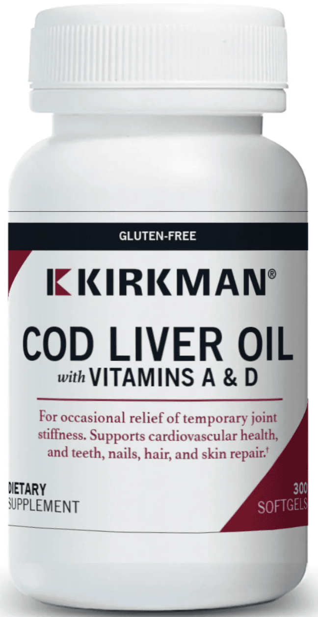 Cod Liver Oil with Vitamins A & D - 300 softgels