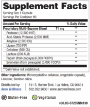 Digestive Enzymes - 90 capsules - Image 2