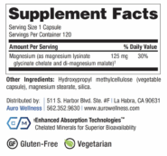 Alternative view of Magnesium Complex - 120 capsules