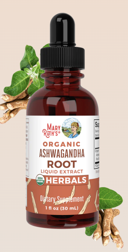 Organic Ashwagandha Root Liquid Drops - 1oz