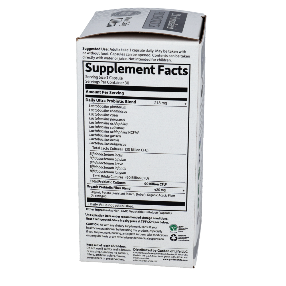 Dr. Formulated PROBIOTICS Once Daily Ultra - 30 capsules - Image 2