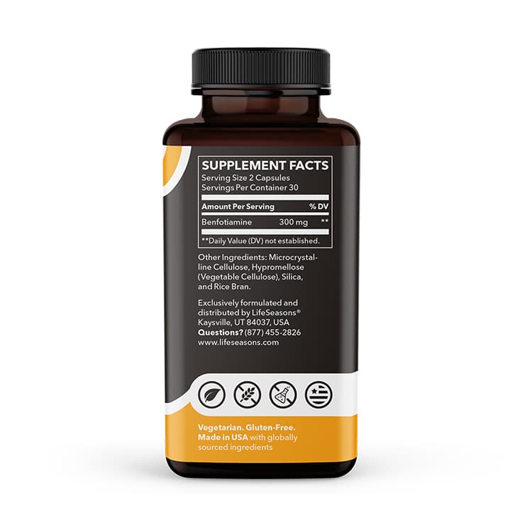 Benfotiamine (300mg) - 60 capsules - Image 3