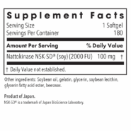 Alternative view of Nattokinase Circulatory Systemic Enzymes - 180 gelcaps
