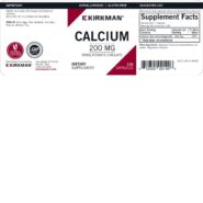 Calcium Bisglycinate Chelate 200 mg (without Vitamin D-3) - Hypoallergenic - 120 capsules - Image 3