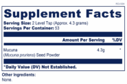 Alternative view of Mucuna Bean Powder (Organic) - 1/2 lb bag