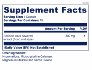 Alternative view of PC Ecklonia Cava - 75 Veggie capsules