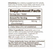 Alternative view of Dihydroberberine SR 150mg - 60 tablets