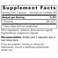 Alternative view of L-Theanine - 60 capsules