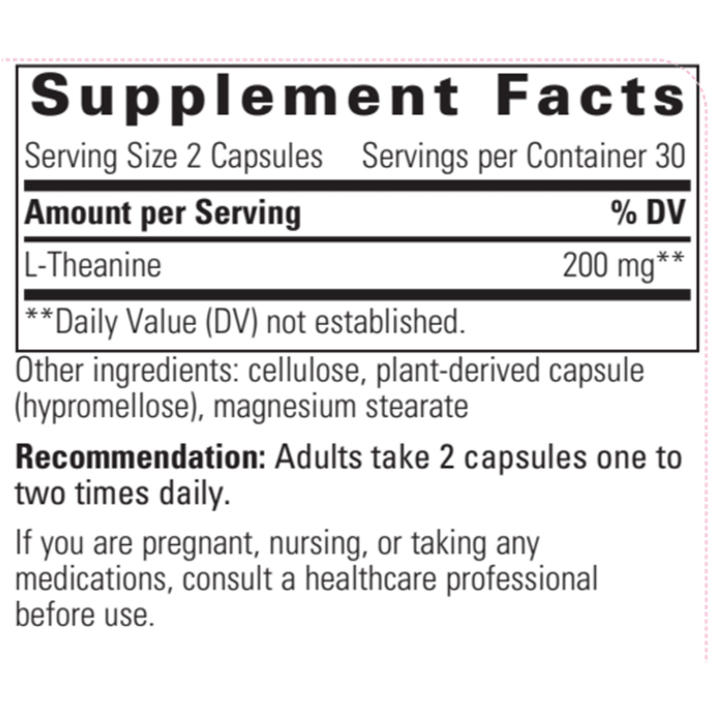 L-Theanine - 60 capsules - Image 2