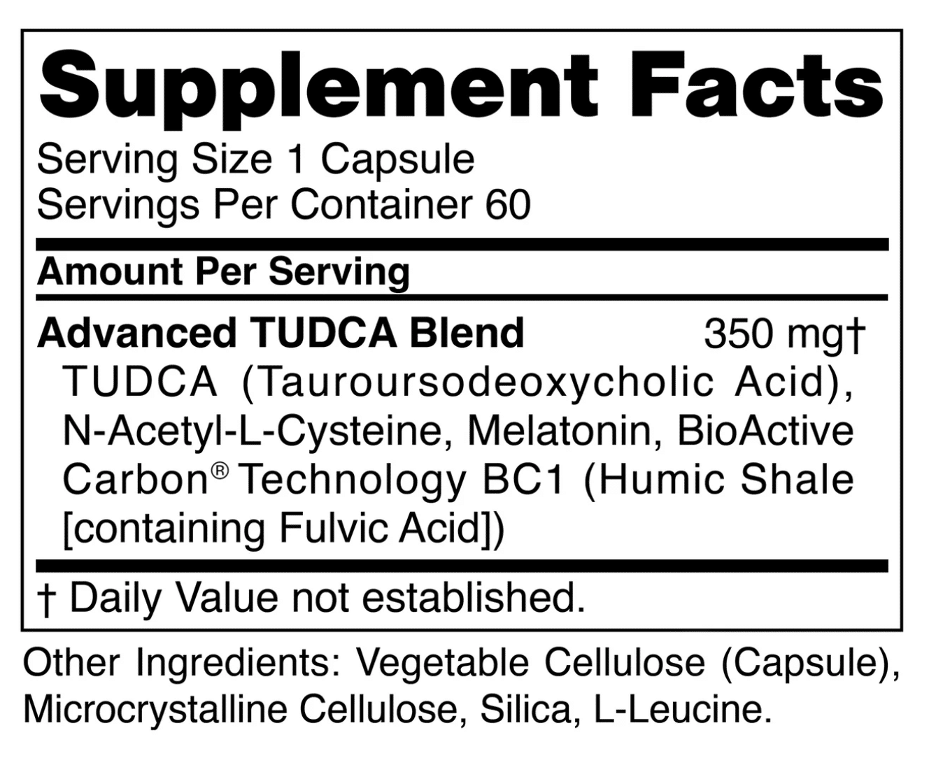 Advanced Tudca - 60 capsules - Image 2