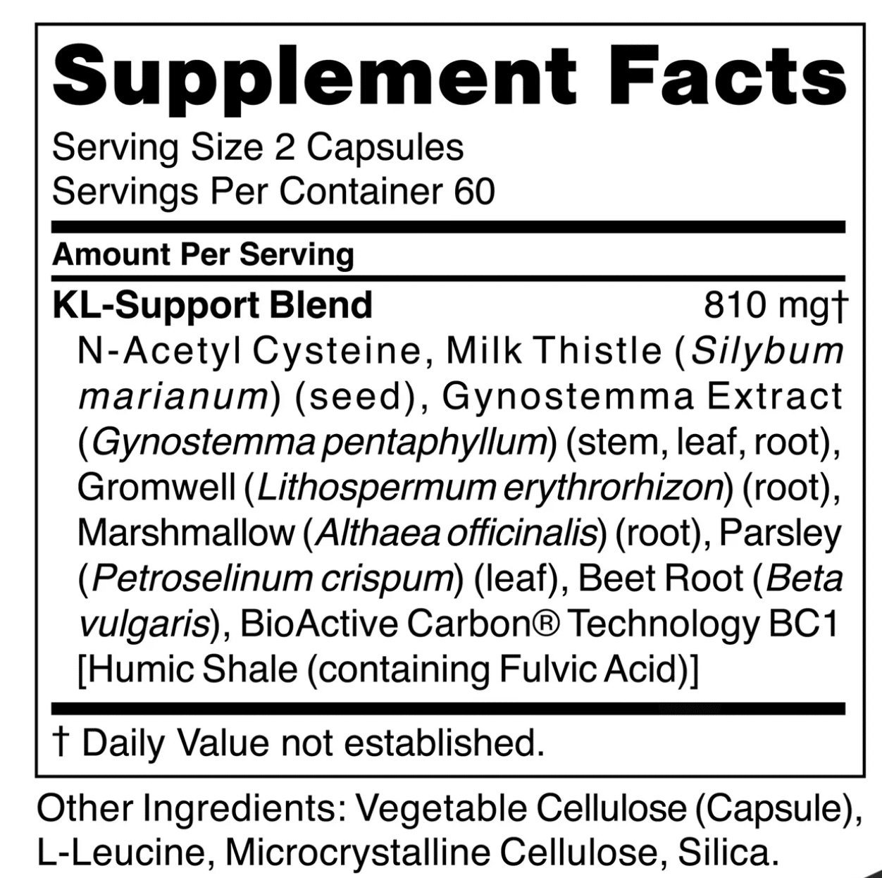 KL Support - 120 capsules - Image 2