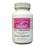 All Thiamine 50mg (Vitamin B1), 60 capsules