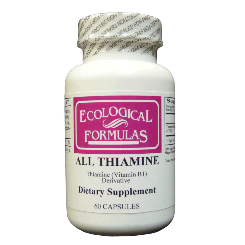 All Thiamine 50mg (Vitamin B1), 60 capsules