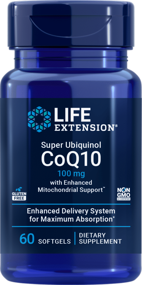 Super Ubiquinol CoQ10 w/Enhanced Mitochondrial 100mg - 60 softgels