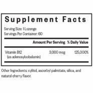Alternative view of Adeno B12 60 Lozenges
