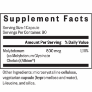 MOLYBDENUM 500 - 90 CAPSULES - Image 2