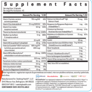 Alternative view of Multivitamin One - 45 Vege capsules