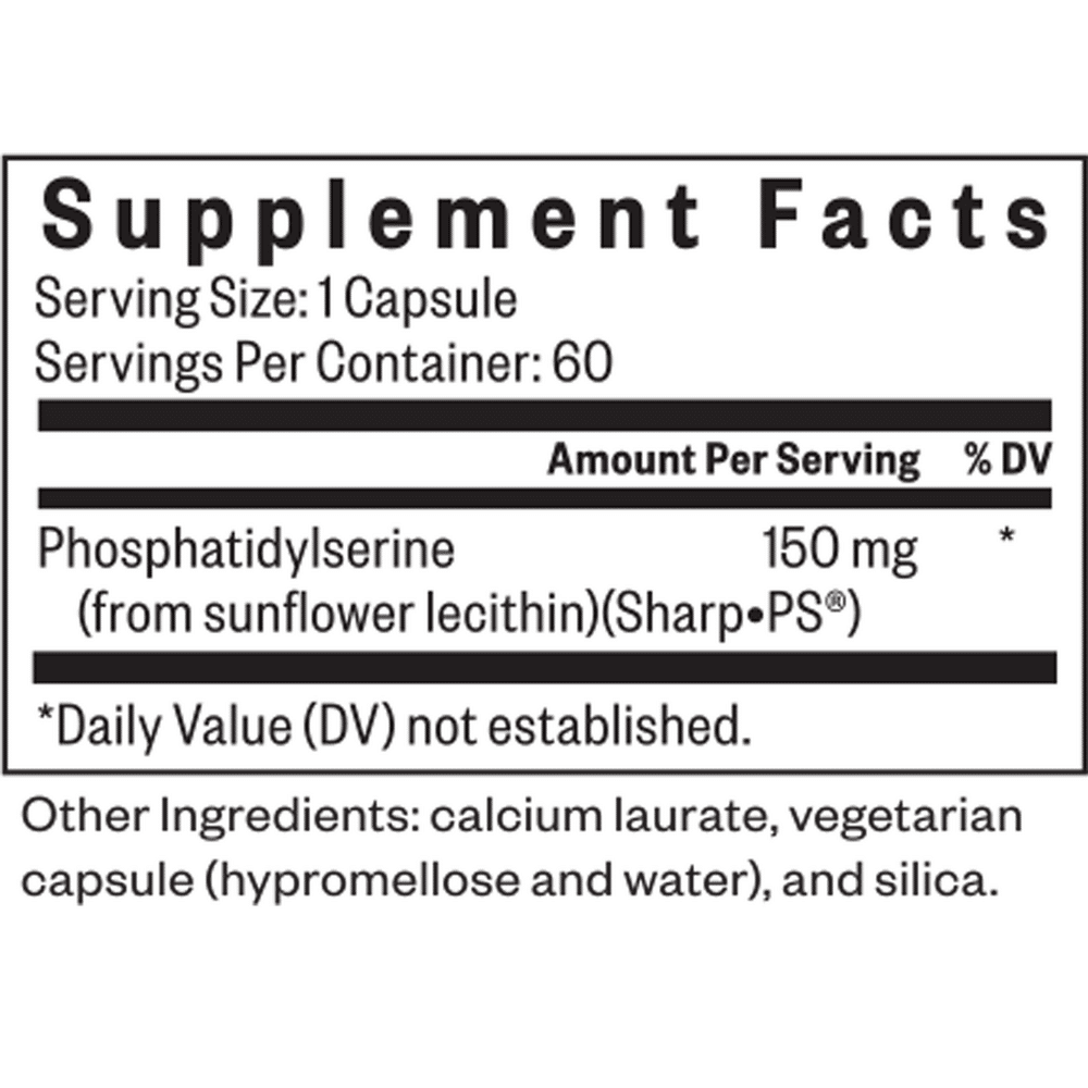 PHOSPHATIDYL SERINE - 60 CAPSULES - Image 2